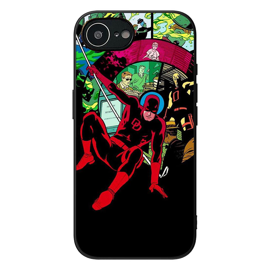 Daredevil Poster Marvel Casing Phone Cover for Apple iPhone 17 16 Plus 13 12 Pro Max Mini X XR ProMax 16E 15+ 16Plus Air Case