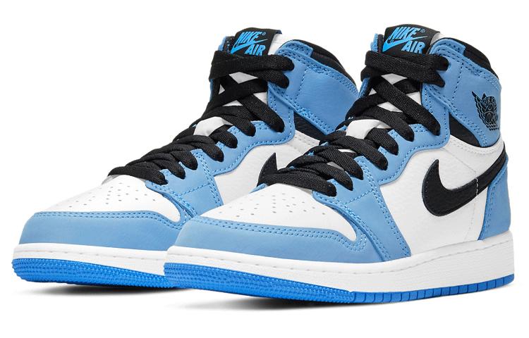 Jordan Kids Air Jordan 1 Retro High OG "University Blue" Sneakers 575441-134