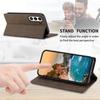 Flip Leather Case For Samsung Galaxy S24 Ultra S23 S22 S21 FE S10 Plus A15 A35 A55 A05S A25 5G Card Solt Wallet Phone Cover Etui
