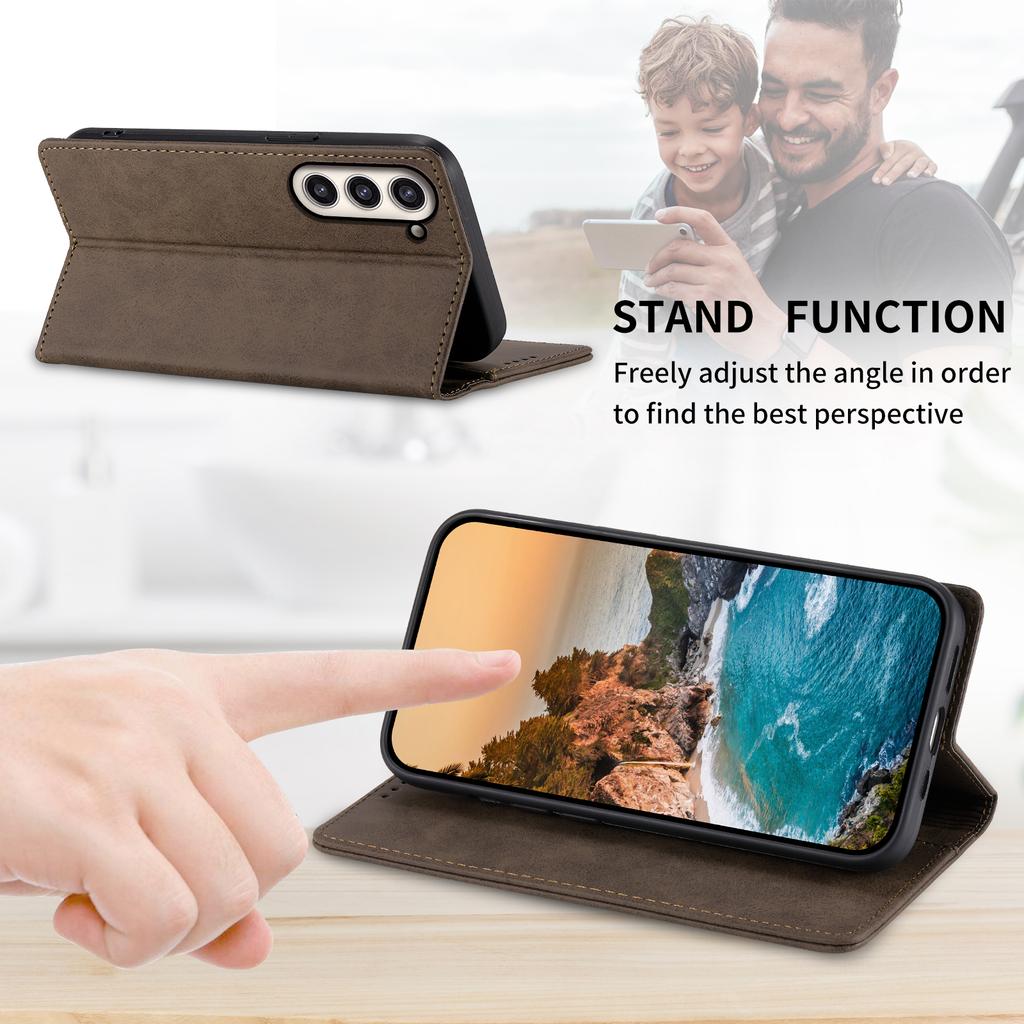 Flip Leather Case For Samsung Galaxy S24 Ultra S23 S22 S21 FE S10 Plus A15 A35 A55 A05S A25 5G Card Solt Wallet Phone Cover Etui