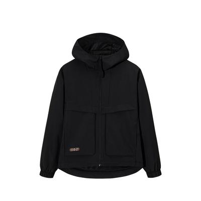Training Series Solid Color Zip-Up Hooded Casual Versatile Loose Jacket Women Jackets 162537611N-6