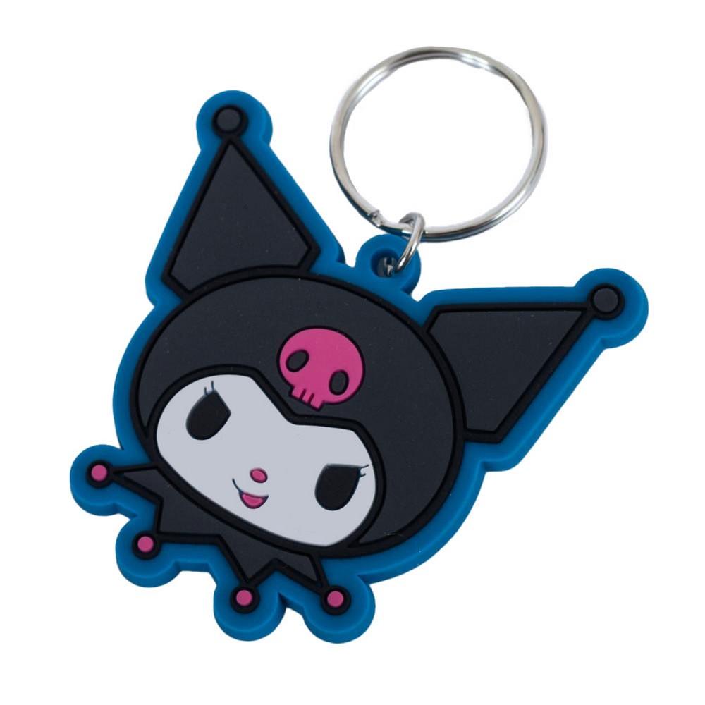 Sanrio Smile PVC Kuromi Keyring