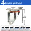 Silent Wear-Resistant Flat Trolley with 4-5" Universal & Directional Wheels