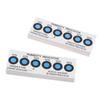 50Pcs For Testing 10%-60% Humidity In Closed Containers Test Paper Card Blue Six-point Humidity Indicator Card