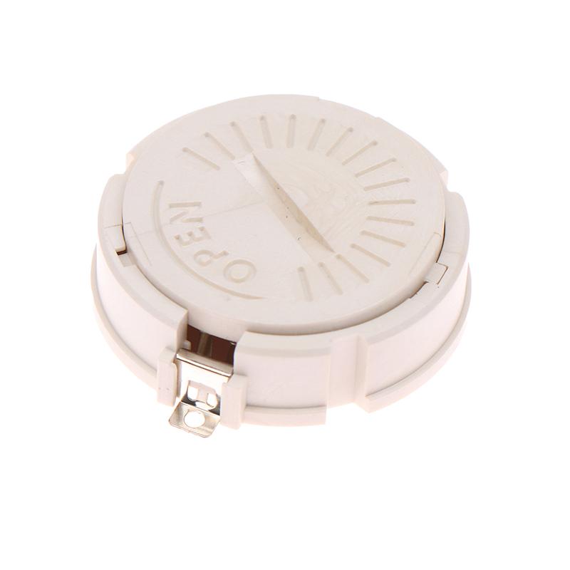 

1PC SMD CR2450 Coin Cell Holder With Cover 2 Pins BS-2450-4 Button Cell Coin Holder Socket For Electronic Components
