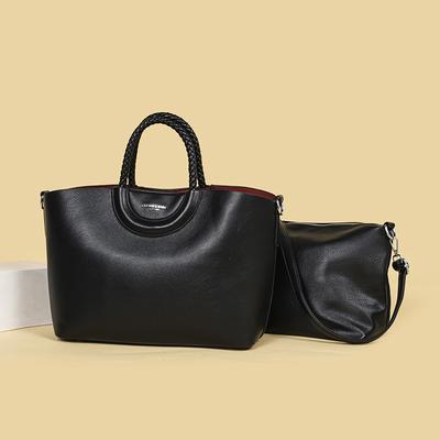 Large Capacity Tote Bag for Ladies, Hand-held Commuter Bag, Single Shoulder Crossbody Bag