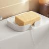 2Pcs Plastic Soap Holder Multi-function Wall Soap Shelf  Kitchen Countertop