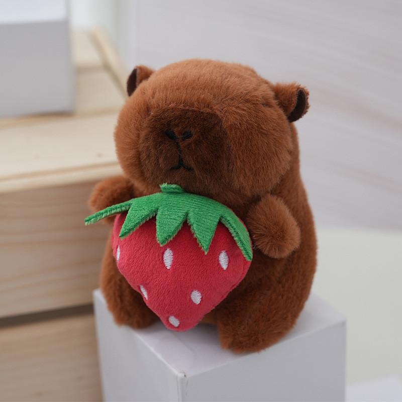 Quality Premium Capybara Plush Keychain With Soft Pp Cotton Filling Ideal For Gifts Kids