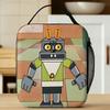 Anime Nu Pogodi Lunch Bag  School Lunch Box For Adult Fashion Print Thermal Lunch Bags Waterproof Portable Insulated Cooler Bag
