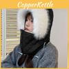 Embroidery Pattern Flower Warm Hat Ear Protecting Cap Windproof Breathable Cap
