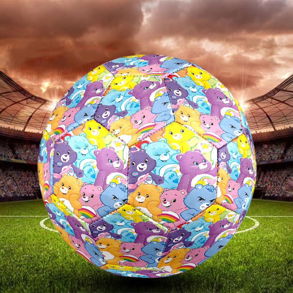 Care Bears Print Size 5 Soccer Ball, Standard Match Football for Sports Game and Team Practice, Ideal Gift for Soccer Fans