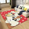 1pc Chip and Dale Pattern Area Rug Soft Flannel Floor Mat for Living Room,Office,Bedroom and Carpet