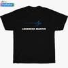 Neues Lockheed Martin Militärflugzeug Logo Schwarz / Grau Herren T-Shirt S-5XL