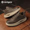Navikier Men's Thick-Soled Platform Casual Sneakers