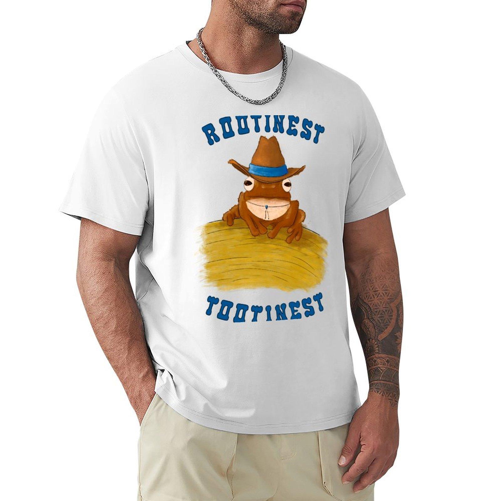 The Rootinest Tootinest Frog around TShirt designer shirts fashion shirts korean fashion men tshirt S