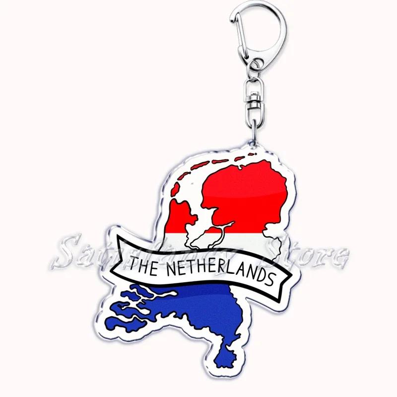 France Scotland Country Maps with Name Acrylic Keychains Keyring for Accessories Bag Pendant Key Chain Ring Jewelry Friend Gifts
