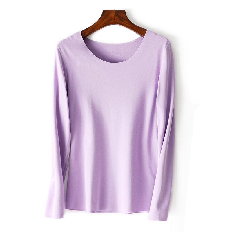 Plus Size Women's Seamless Slim Fit Warm Vest - Brushed Fabric for Autumn & Winter, High Elasticity Base Layer Top