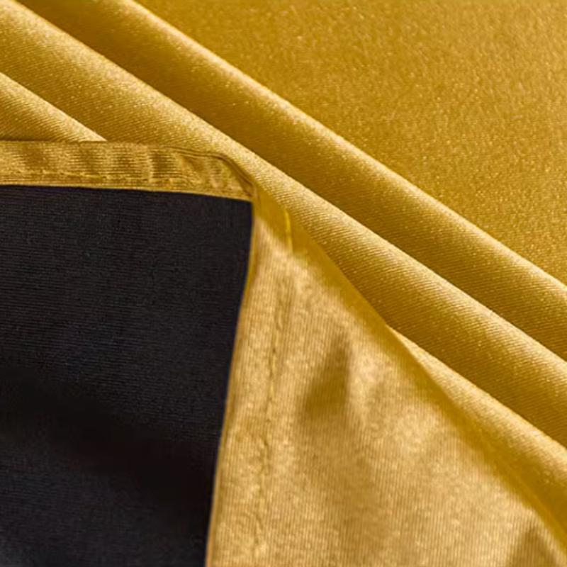 Чистый цвет современная минималистская атласная скатерть утолщенная многоцветная — фото 5