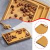 Bamboo Serving Tray Breakfast BBQ Party Buffet Platter for Lunch Dinner Appetizers