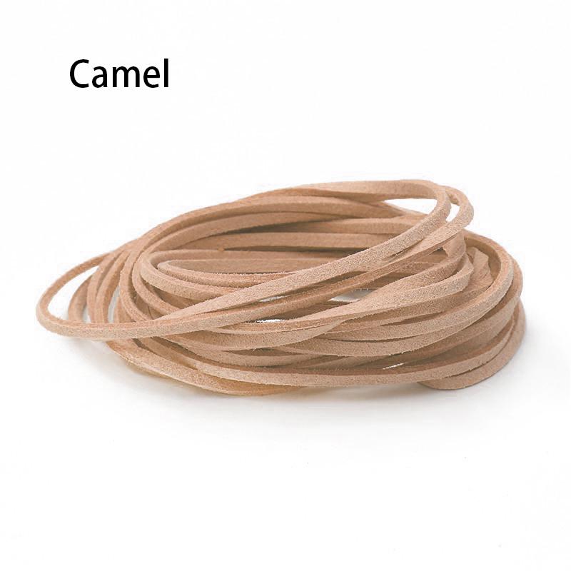 10 Meters 3mm Flat Faux Suede Braided Cord Korean Velvet Leather DIY Handmade Beading Bracelet Jewelry Making Thread String Rope