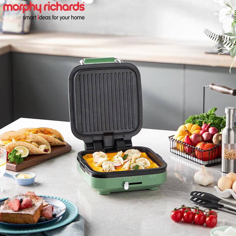 Morphy Richards Multi-Function Electric Grill & Sandwich Maker CN plug (adapter included)