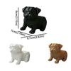 Plastic Pug Shaped Planter Pot 3D Printed Dog Succulent Planter Storage Flower Pot  Home Decor