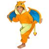 SAZAC Charakter Fleece Kigurumi Pokemon Charizard für Kinder 110cm