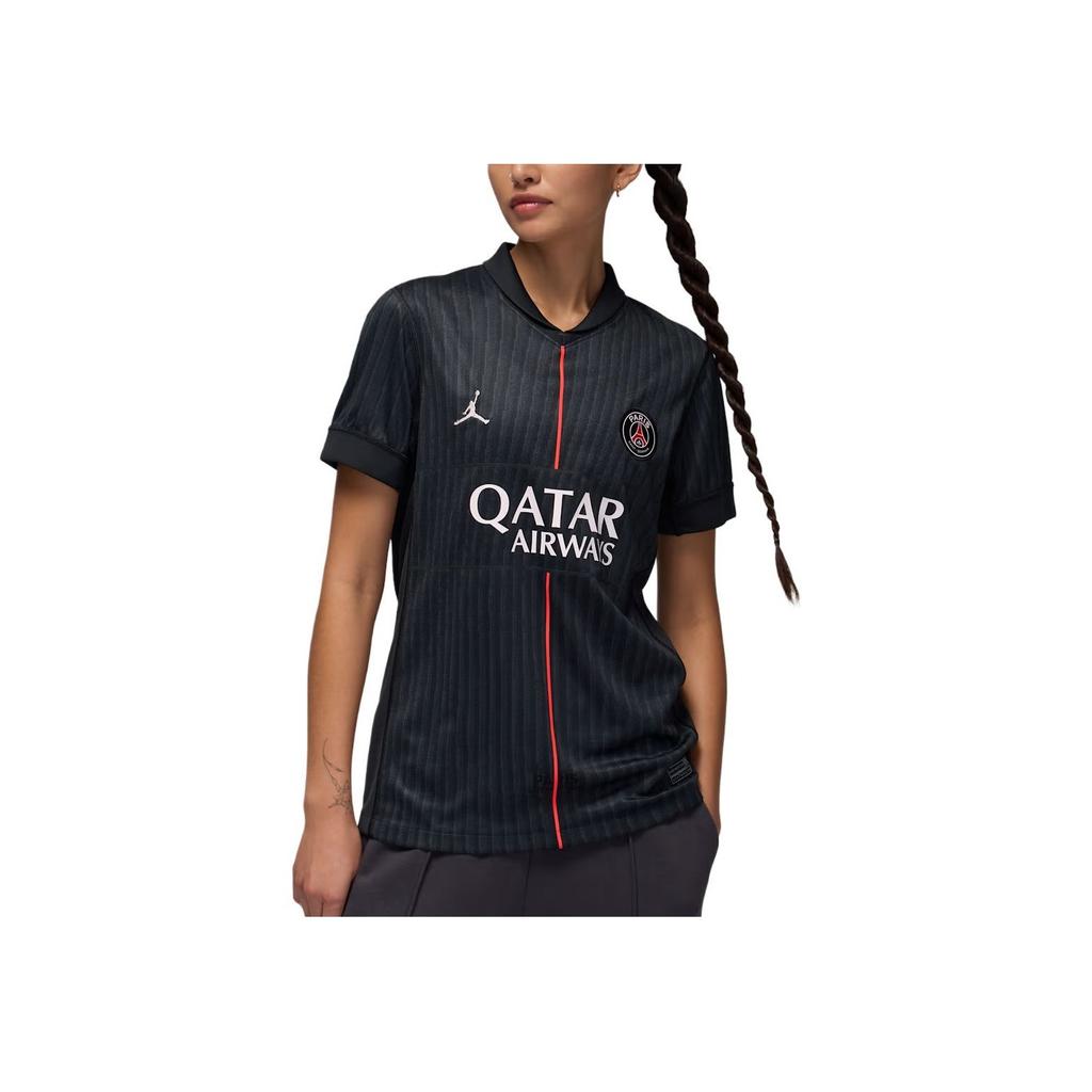 Jordan Paris Saint-Germain Dri-FIT Replica 2025/26 Season Fourth Kit Dry Comfortable Short Sleeve Football Shirt Women tops HQ4215-045