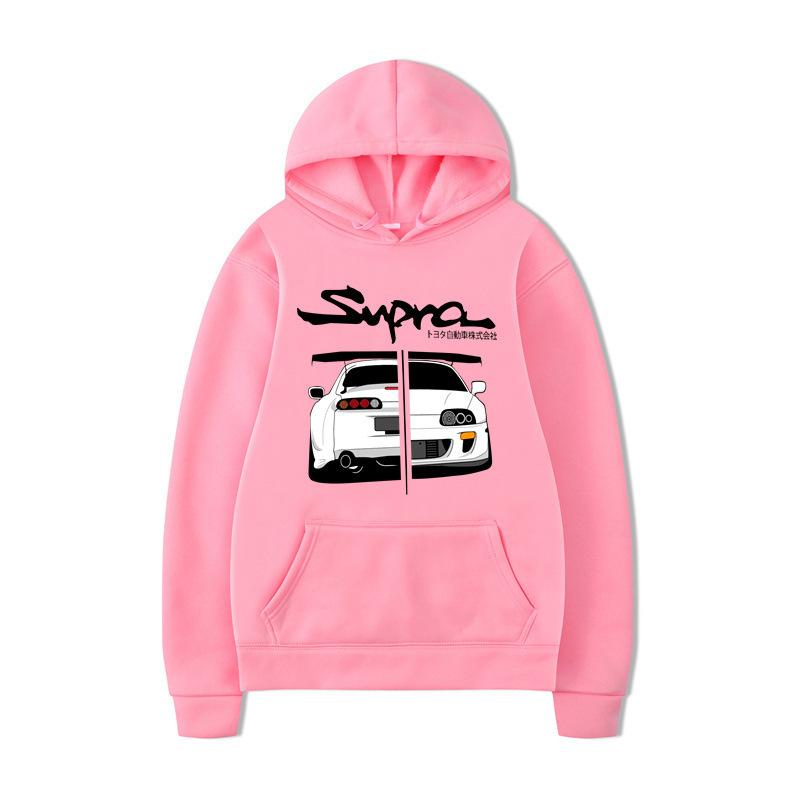 New Men's Daily Sweater, Header D Racing Autumn Sweater with Hat