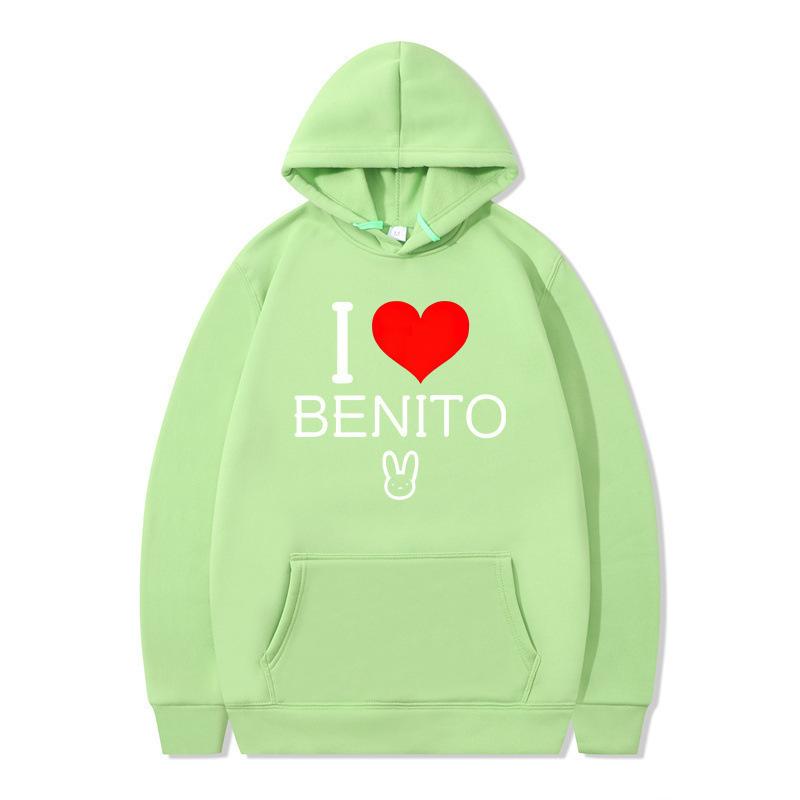Autumn and winter new un verano sin ti bad bunny hoodie hooded sweater