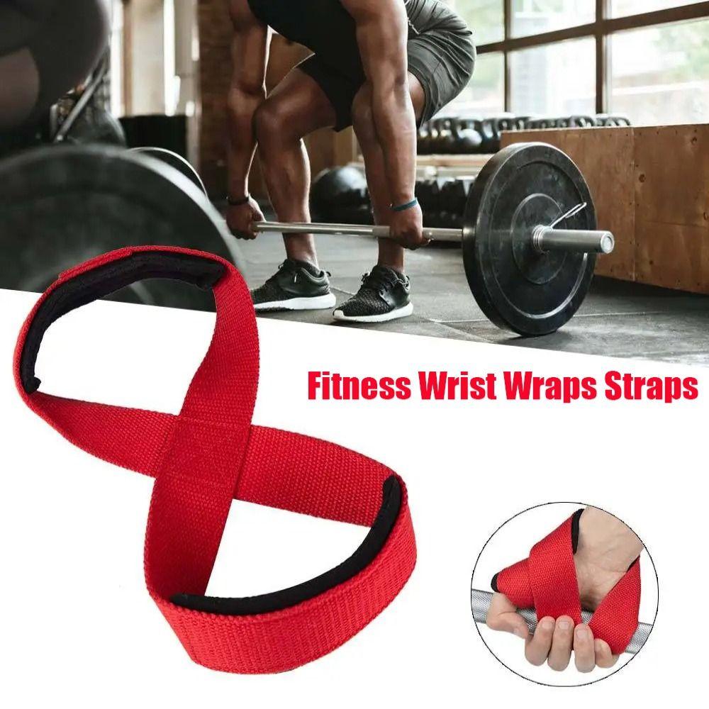 1 Pair Bracer Sport Fitness Wrist Wraps Polyester Gym Support Lifting Grip Belt  Bodybuilding