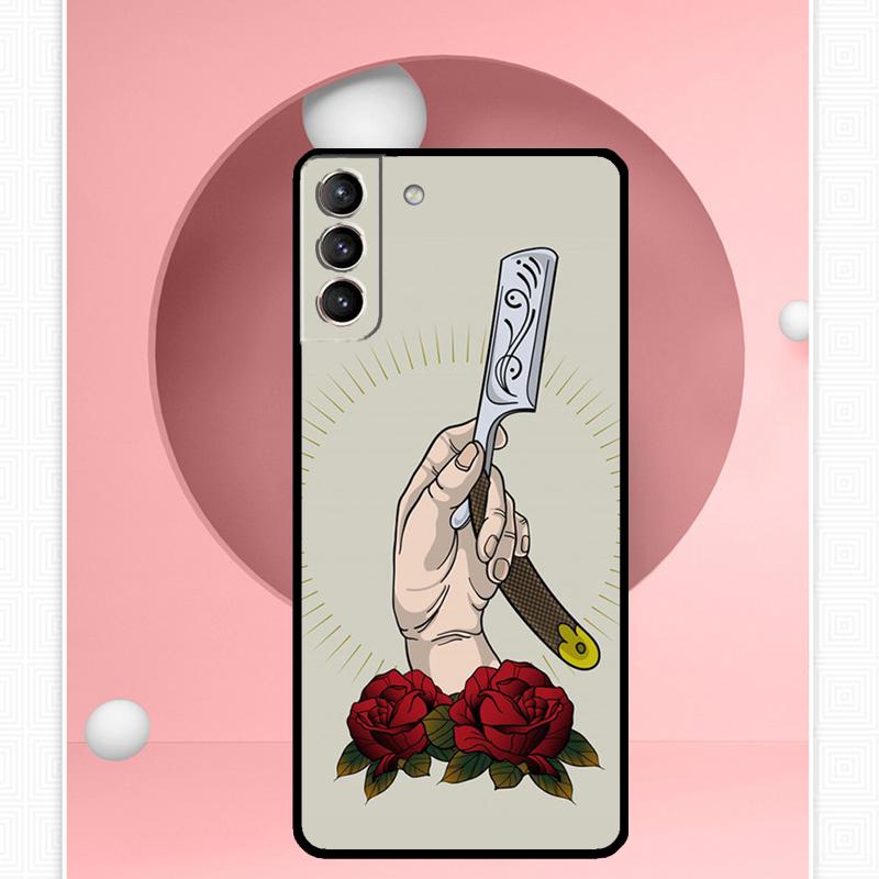Barber Hair Stylist Case For Samsung Galaxy S25 Ultra S25 FE S20 S21 S22 S23 Plus S9 S10 S24 Ultra Cover Funda