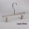 Acrylic Transparent Hangers with Black and Gunmetal Hooks for Women's and Men's Clothing