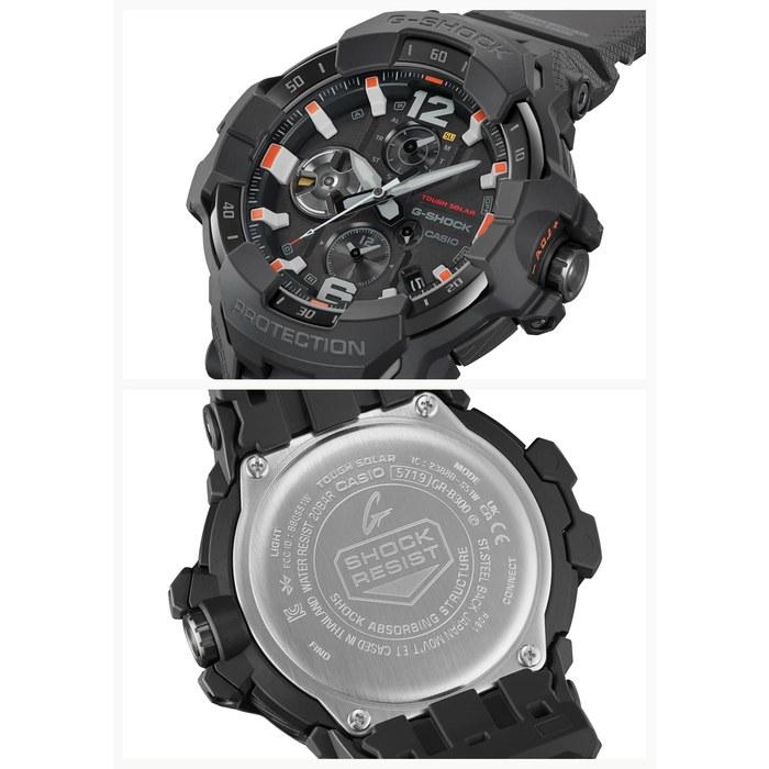 [Casio] G-Shock Gravity Master GR-B300EC-1AJF Tough Solar, Bluetooth, Bio-Plastic Men's Black Emergency Color