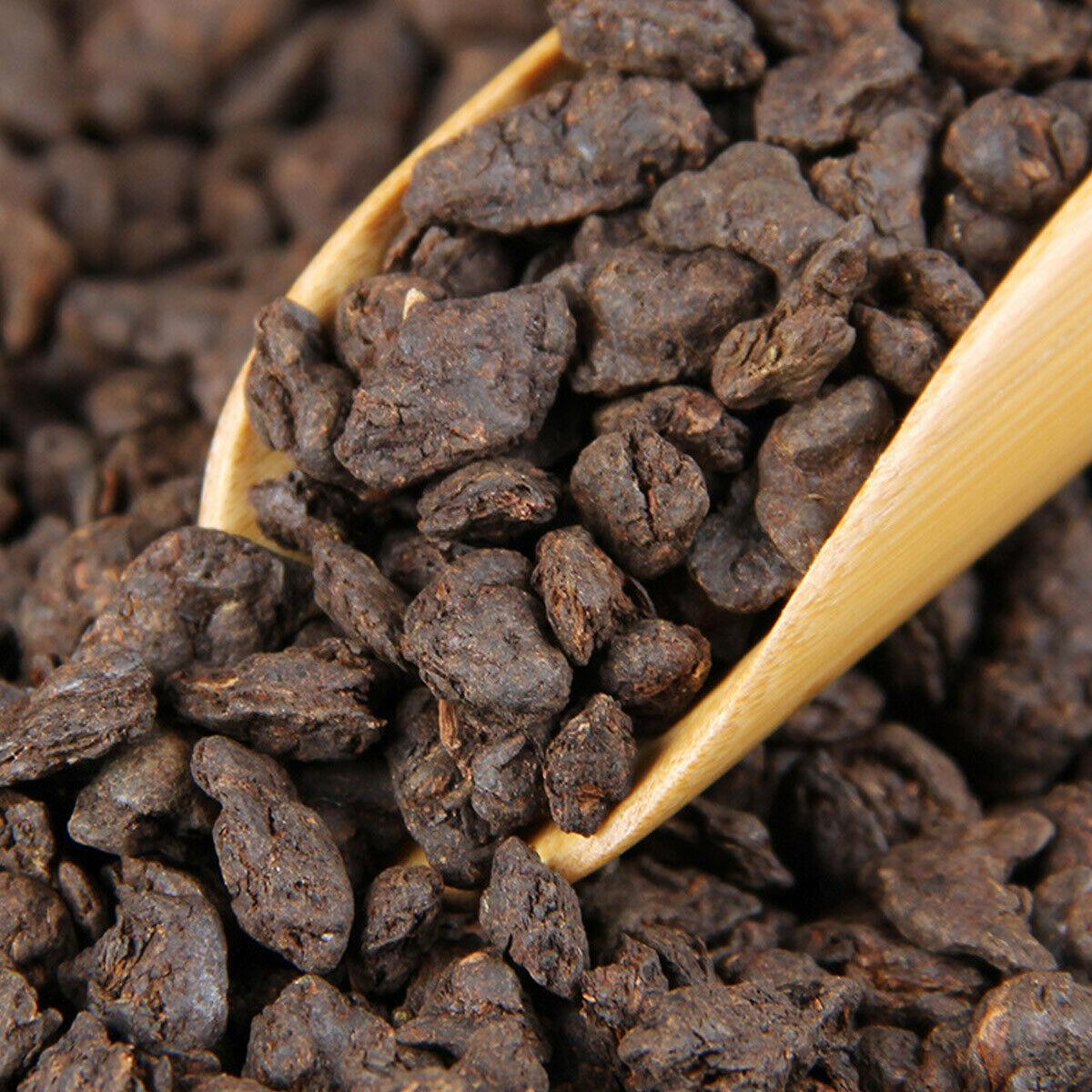 500 г приготовленного чая Пуэр Бамбуковая корзина ручной работы Спелый чай Пуэр Юньнань — фото 4