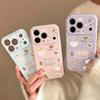 Bear Illustration Love Applies To iPhone17/16/15 iPhone Case 14 Side Love 13 Anti-drop 12
