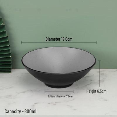 ZISIZ High-Temperature Melamine Noodle & Soup Bowl