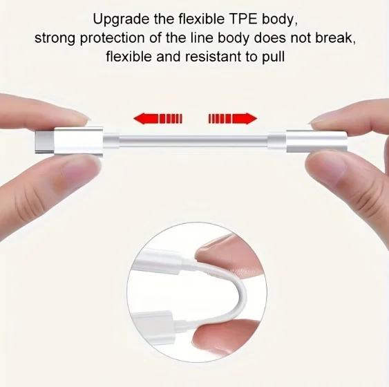 USB Type C To 3.5 Jack Earphone Adapter USB-C 3 5mm Audio Cable Converter For IPhone 15 15 Pro MAX Samsung Galaxy Huawei Xiaomi