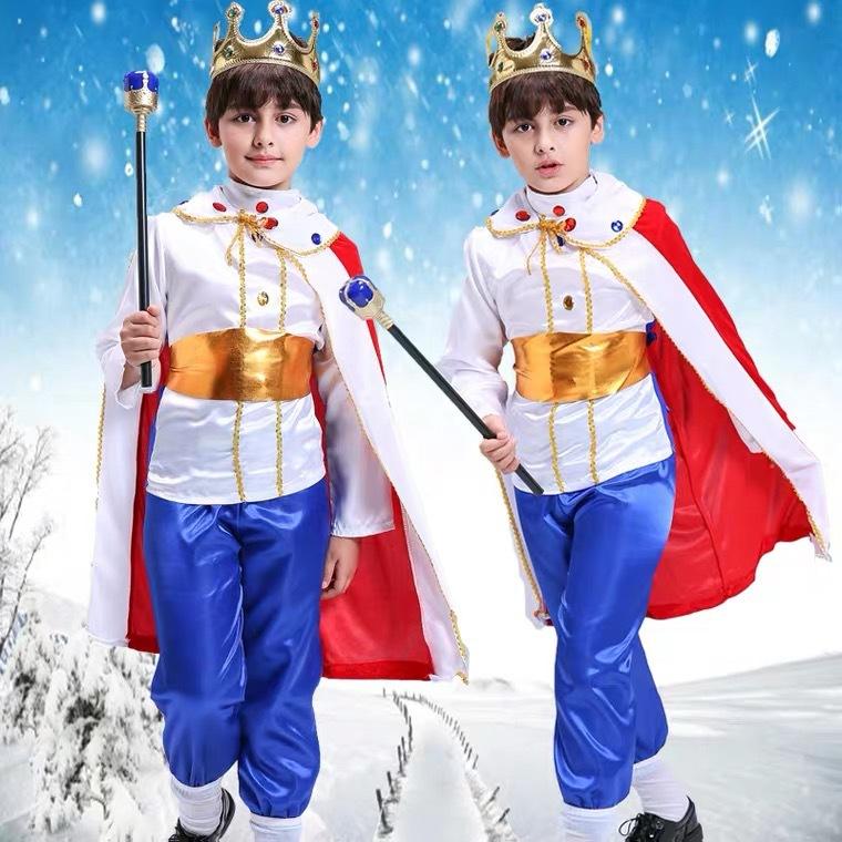 Halloween Children'S Costumes Boys Cosplay Pirate King Cosplay Prince Clothes Show Suit
