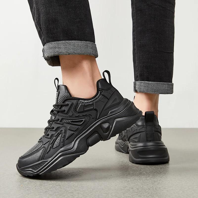Men's Four Season Chef Shoes Casual Breathable Anti Slip Light Waterproof Oil Proof Soft Soled Hotel Kitchen Work Shoes Zapatos