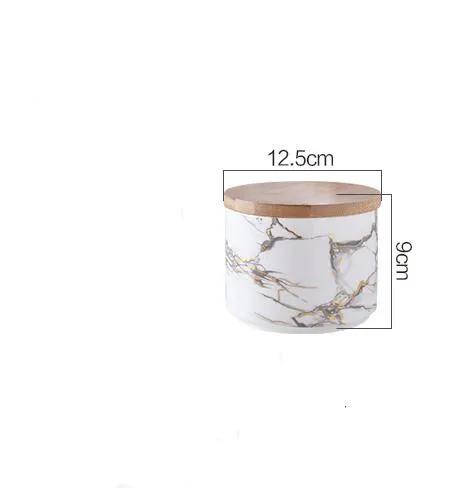 Scandinavian ceramic jars sealed jars for food storage seasoning boxes grain storage containers dried fruit coffee candy jars