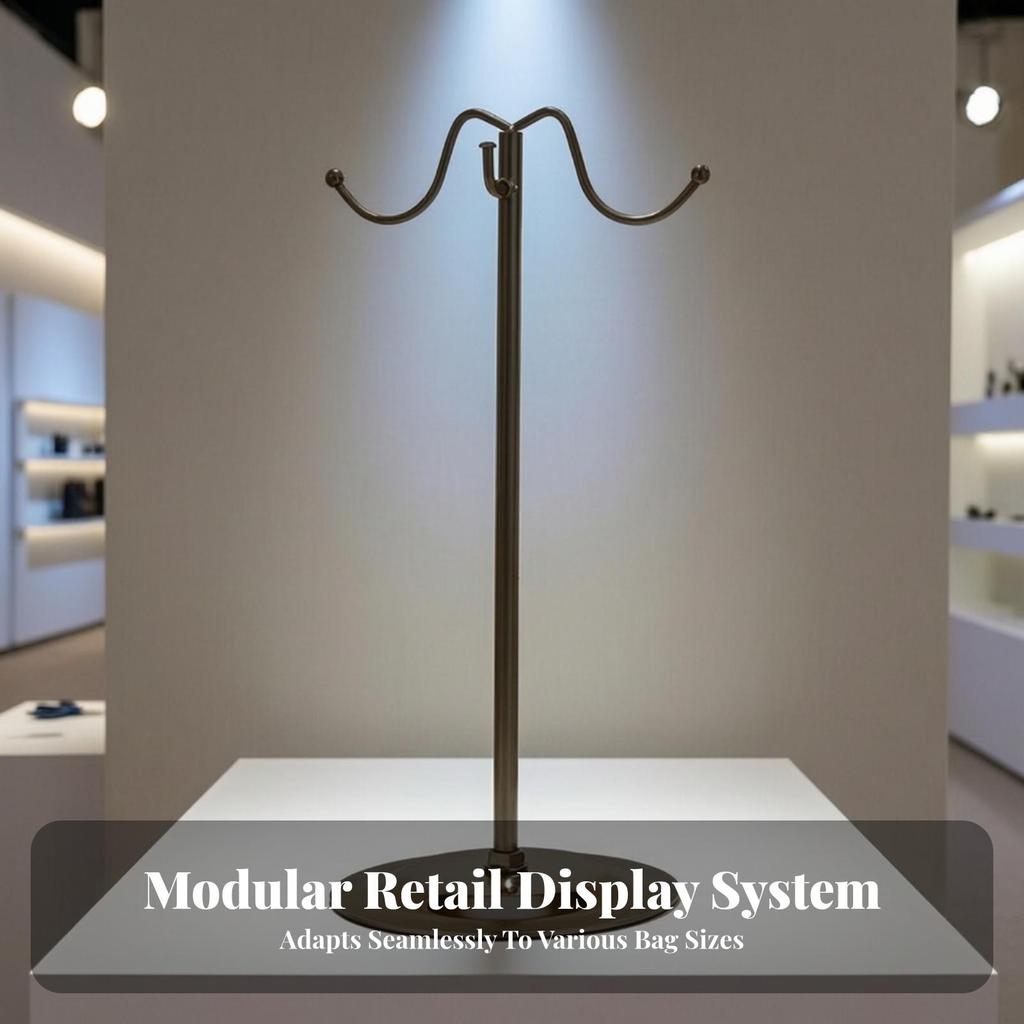 Metall Handtaschen-Displayständer Modern für Boutiquen