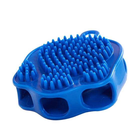 

Щетка для чистки домашних животных Прочная износостойкая фиксация пальцев Двусторонняя сухая влажная работа Заставляет кожу дышать