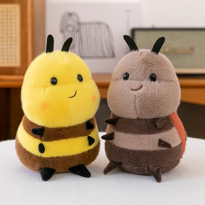 Cute Little Bee Plush Toy Doll Seven-star Ladybug Doll Cute Fun Rag Doll Boy and Girl Birthday