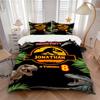Jurassic Dinosaur Birthday Party Print 3Pcs Bedding Setduvet Cover With 2 Bedropillowcase Home Birthday Gift