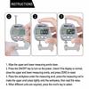 High Precision Thickness Meter Accuracy Electronic Caliper  Thin Metal Measurement