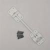 1set Door Retainer Kit White Black Plastic Door Stop Retaining Latch For RV Camper Motorhome Door Stoper With Screw