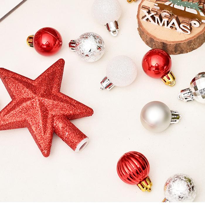 30PCS Christmas Balls Tree Ornaments Home Decorations Hanging Pendants