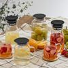 HARIO Vinegar Storage Vinegars Fruit for Made in 1 Container Container, Pot, 1000ml, Pickles, Black, Japan, VFP-1000-B,