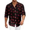 Camicia Casual da Uomo a Bottoni Manica Lunga